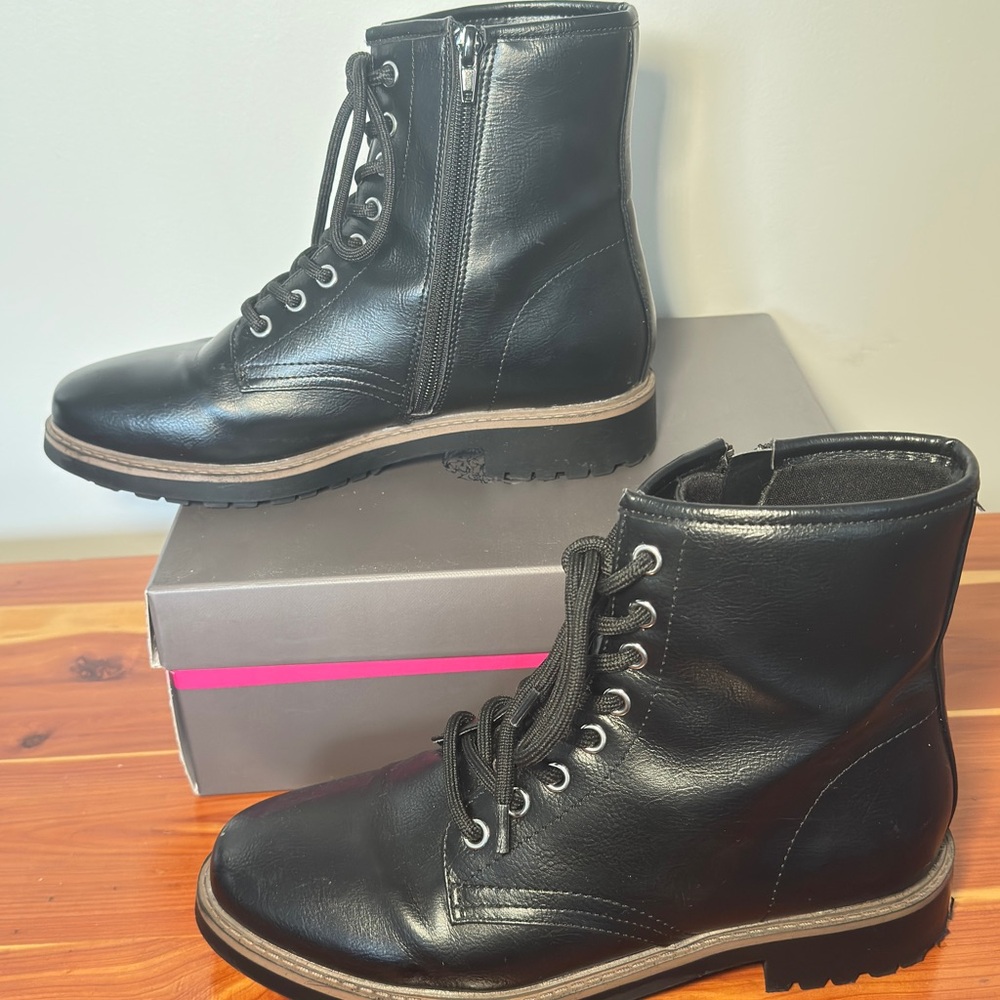 Esprit Black Combat & Moto Boots